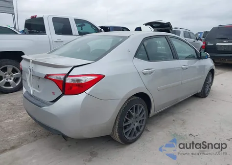 2015 Toyota Corolla S Plus z USA, uszkodzony, nr VIN 2T1BURHE5FC249961